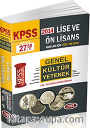 2014 KPSS Genel Kültür Genel Yetenek Lise ve Önlisans Tek Kitap