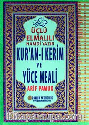 Üçlü Elmalılı Hamdi Yazır Kur'an-ı Kerim ve Yüce Meali (Kod:Üçlü-002)