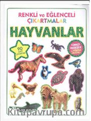 Renkli ve Eğlenceli Çıkartmalar Hayvanlar
