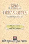 2014 KPSS Eğitim Bilimleri Tekrar Defteri Ölçme ve Değerlendirme