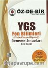 YGS Fen Bilimleri (Fizik-Kimya-Biyoloji) Deneme Sınavları Çek Kopar