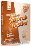 2014 Yeni Sistem KPSS Genel Yetenek Online Çözümlü İnteraktif Yaprak Testler