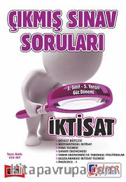 AÖF 3. Sınıf Güz Dönemi 5. Yarıyıl İktisat Çıkmış Sınav Soruları  (Kod:AF-635-IKT)