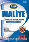 AÖF 2. Sınıf Güz Dönemi 3. Yarıyıl Maliye Öğreten Özet ve Sorular (Kod:AF-123-IMO)