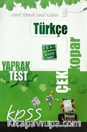 KPSS Türkçe Genel Yetenek Genel Kültür Çek Kopar Yaprak Test