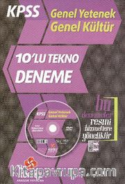 KPSS Genel Yetenek Genel Kültür 10'lu Tekno Deneme