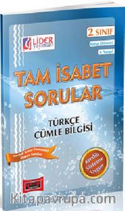 AÖF Türkçe Cümle Bilgisi 2. Sınıf Bahar Dönemi (4. Yarıyıl) Tam İsabet Sorular (AF-224-TCB)