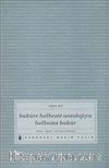 Baküre Helbeste Antolojıya Helbesta Bakür