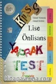 2014 KPSS Lise-Önlisans Yaprak Test