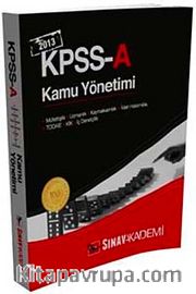 2013 KPSS-A Kamu Yönetimi