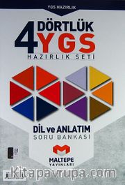 Dil ve Anlatım Soru Bankası 4 Dörtlük YGS Hazırlık Seti