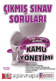 AÖF 3. Sınıf Güz Dönemi 5. Yarıyıl Kamu Yönetimi Çıkmış Sınav Soruları (Kod:AF-635-KMY)