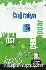 KPSS Coğrafya Genel Yetenek Genel Kültür Çek Kopar Yaprak Test