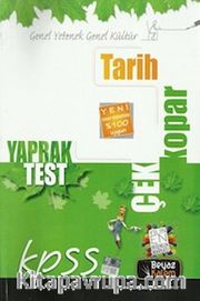 KPSS Tarih Genel Yetenek Genel Kültür Çek Kopar Yaprak Test