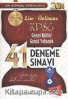 2014 KPSS Lise-Önlisans Genel Kültür Genel Yetenek 41 Deneme Sınavı