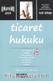 2014 KPSS Ticaret Hukuku Tek Kitap