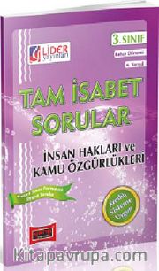 AÖF İnsan Hakları ve Kamu Özgürlükleri 3. Sınıf Bahar Dönemi (6. Yarıyıl) Tam İsabet Sorular (AF-236-IHK)