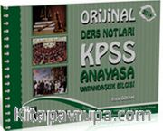 2014 KPSS Anayasa Vatandaşlık Bilgisi Orijinal Ders Notları