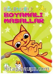 Eğlenceli Boyamalı Masallar Seti (Şekilli - 5 Kitap Takım)