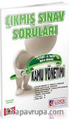 AÖF Kamu Yönetimi Çıkmış Sınav Soruları 4. Sınıf (Bahar Dönemi 8. Yarıyıl) (AF-648-KMY)