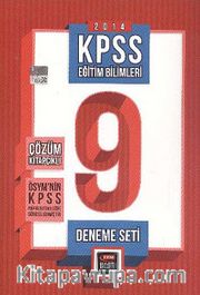 2014 KPSS Eğitim Bilimleri 9 Çözümlü Deneme Seti