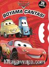 Arabalar Boyama Çantası (26 Çıkartma) / Boya Oku Yapıştır ( Yandan Tutmalı)