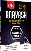 2014 KPSS Anayasa Vatandaşlık Bilgisi ve Güncel Bilgiler Tırtıklı Yaprak Test