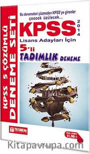2014 KPSS Lisans Adayları İçin 5'li Tadımlık Deneme