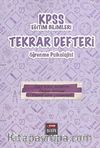 2014 KPSS Eğitim Bilimleri Tekrar Defteri Öğrenme Psikolojisi