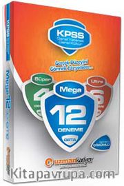 2014 KPSS Genel Yetenek Genel Kültür Mega 12 Deneme Çözümlü