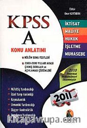 2011 KPSS A Grubu Konu Anlatımlı