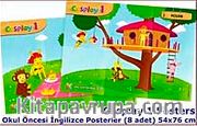 Cosplay 1 Posters - Okul Öncesi İngilizce Posterler (8 adet) (54x76)