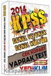 2014 KPSS Genel Yetenek Genel Kültür Çek Kopart Yaprak Test