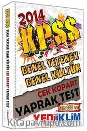 2014 KPSS Genel Yetenek Genel Kültür Çek Kopart Yaprak Test