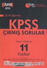 2014 KPSS Eğitim Bilimleri Çıkmış Sorular Tamamı Çözümlü 11 Fasikül