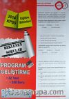 2014 KPSS Eğitim Bilimleri Program Geliştirme Beklenen Sorular Yaprak Test