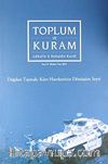 Toplum ve Kuram Dergisi Sayı:5 Bahar - Yaz 2011