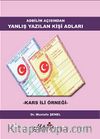 Adbilim Açısından Yanlış Yazılan Kişi Adları & Kars İli Örneği