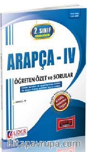 AÖF Arapça IV 2. Sınıf Bahar Dönemi (4.Yarıyıl) (AF-124-ARP)