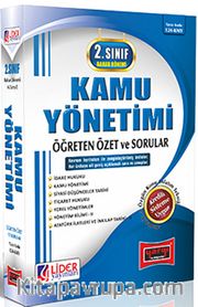AÖF 2. Sınıf Bahar Dönemi Kamu Yönetimi Öğreten Özet ve Sorular (4. Yarıyıl) (AF-124-KMY)