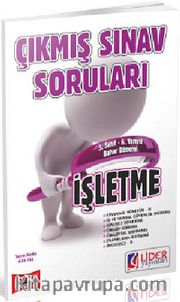 AÖF İşletme Çıkmış Sınav Soruları Bahar Dönemi 3. Sınıf (6. Yarıyıl) (AF-636-ISL)