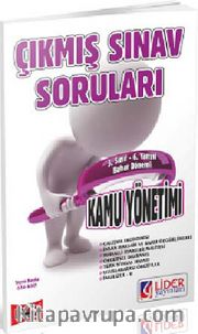 AÖF Kamu Yönetimi Çıkmış Sınav Soruları 3. Sınıf Bahar Dönemi (6. Yarıyıl) (AF-636-KMY)