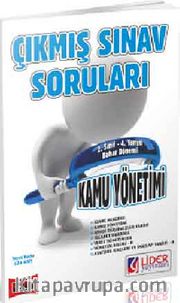 AÖF 2. Sınıf Bahar Dönemi (4. Yarıyıl) Kamu Yönetimi Çıkmış Sınav Soruları  (AF-624-KMY)