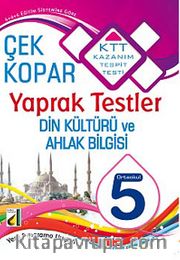 5. Sınıf Din Kültürü ve Ahlak Bilgisi Çek Kopar Yaprak Testler