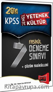 2014 KPSS Genel Yetenek Genel Kültür 7 Fasikül Deneme Sınavı + Çözüm Fasikülleri