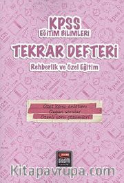 2014 KPSS Eğitim Bilimleri Tekrar Defteri Rehberlik ve Özel Eğitim