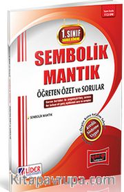 AÖF 1. Sınıf Bahar Dönemi (2. Yarıyıl) Sembolik Mantık Tek Kitaplar (AF-112-SM)