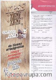 KPSS Genel Yetenek Kolaydan Zora Ön Lisans-Ortaöğretim Çek Kopart Yaprak Test