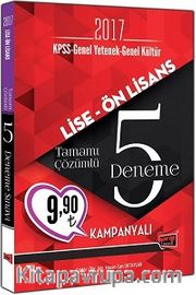 2017 KPSS Lise Önlisans Tamamı Çözümlü 5 Deneme