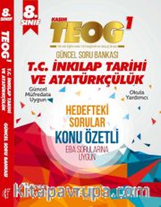 8. Sınıf TEOG 1 T.C İnkılap Tarihi ve Atatürkçülük Güncel Soru Bankası (Konu Özetli)
